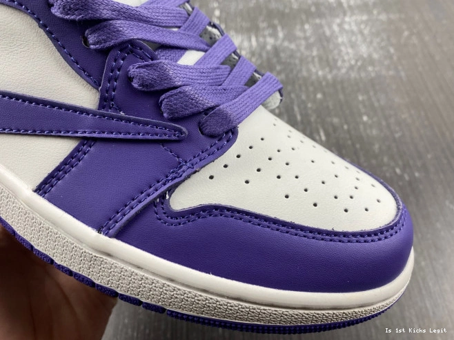 CUSTOM DM7890-386 OFF-WHITE X JORDAN SCOTT TRAVIS AIR 1 X 0809